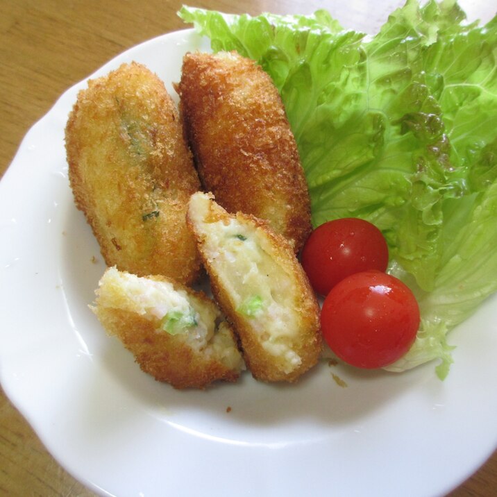 お弁当に♪　ポテトサラダコロッケ